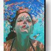 Lady Swimming Paint By Number