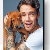 Liam Payne And His Puppy Paint By Number