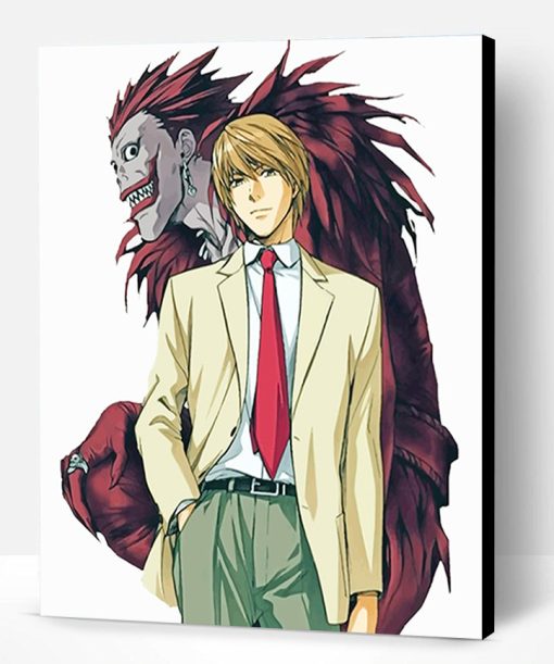 Light Yagami Ryuk Death Note Paint By Number