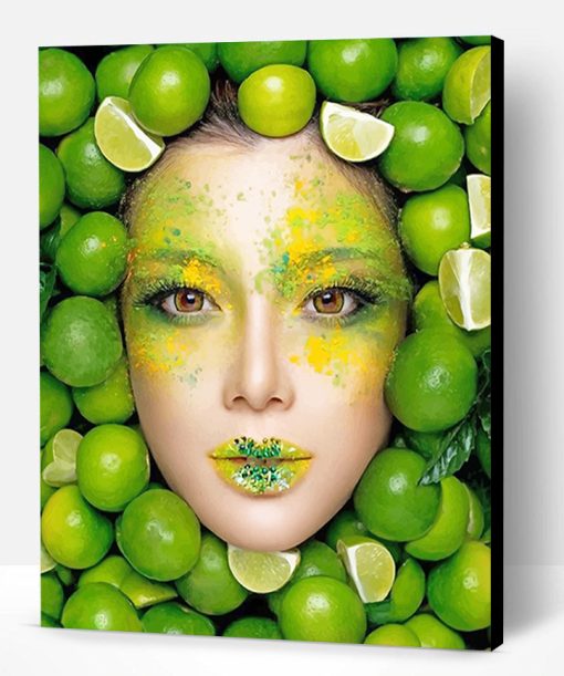 Lime Girl Fashion Paint By Number