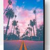 Los Angeles California Sunset Paint By Number