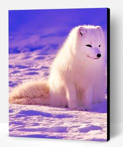 Lovely Arctic Fox Paint By Number