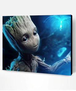 Lovely Baby Groot Paint By Number