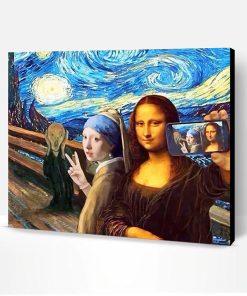 Monalisa Selfie Paint By Number