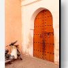 Motorcycle Door Marrakesh Morocco Paint By Number