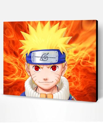 Naruto fire background Paint By Number