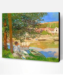 Claude Monet On The Bank Of The Seine Paint By Number