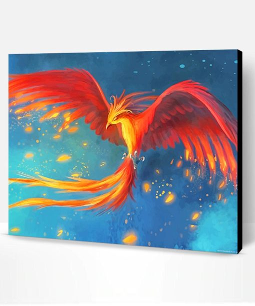 Phoenix Bird Mythology Paint By Number