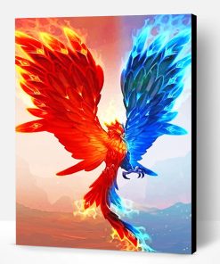 Phoenix Rising From Ashes Paint By Number