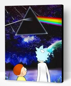 Pink Floyd Rick And Morty Paint By Number