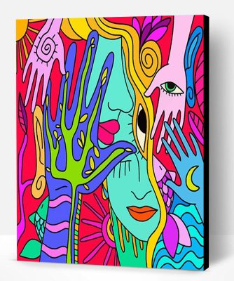 Psychedelic Art Paint By Number