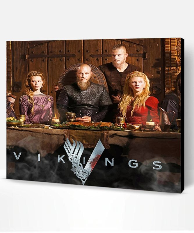 Ragnar And Lagertha Vikings Paint By Number