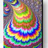 Rainbow Psychedelic Art Paint By Number