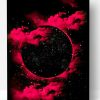 Red And Black Galaxy Paint By Number