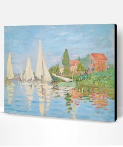 Claude Monet Regatta at Argenteuil Paint By Number