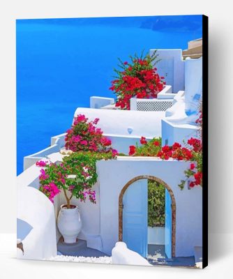 Santorini Mediterraneo Paint By Number