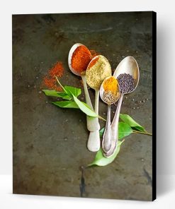 Spices Spoon Paint By Number