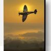 Spitfire Sunset Paint By Number