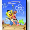 Happy Spongebob And Patrick Paint By Number