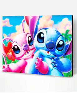 Stitch And His Wifey Paint By Number