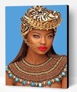 Stunning African Woman Paint By Number
