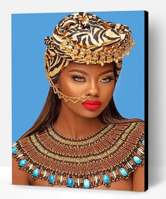 Stunning African Woman Paint By Number