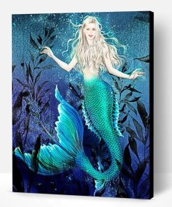 Stunning Mermaid Smiling Paint By Number