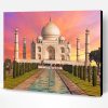Sunrise Taj Mahal Agra Paint By Number
