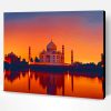 Taj Mahal India Sunset Paint By Number