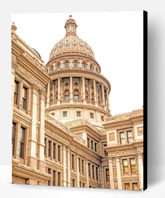 Texas State Capitol Paint By Number