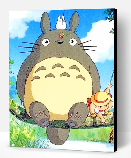 Totoro And Mei Kusaka Paint By Number