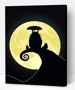 Totoro Silhouette Paint By Number