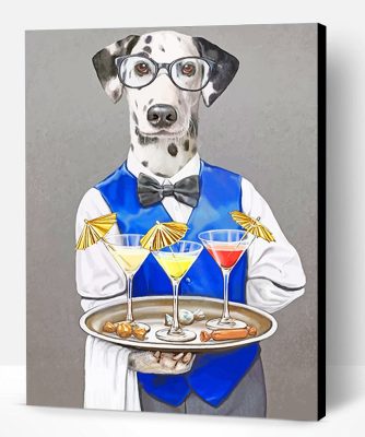 Waiter Dalmatian Paint By Number