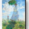 Claude Monet Woman With Parasol Paint By Number