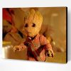 Worried Baby Groot Paint By Number