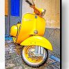 Yellow Motorcycle Paint By Number