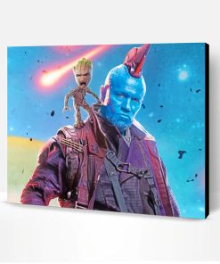 Yondu And Groot Paint By Number