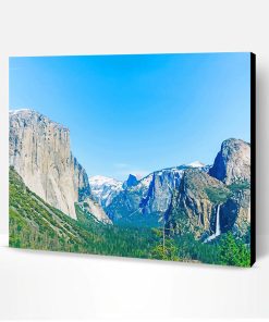 Yosemite California Mountains Paint By Number