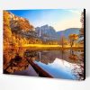 Yosemite Valley View California Paint By Number