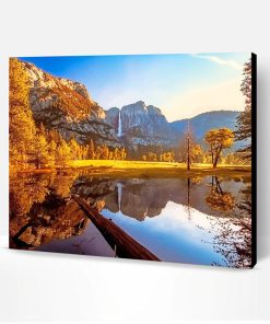 Yosemite Valley View California Paint By Number