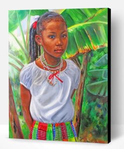 African Girl Paint By Number