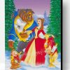 Beauty And The Beast Christmas Paint By Number