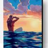 Blondy Surfer Girl Paint By Number