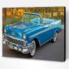 Classic Blue Car Paint By Number