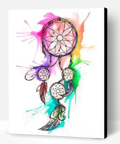 Colorful Dream Catcher Paint By Number