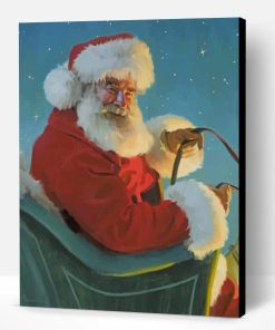 Father Christmas Paint By Number