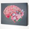Floral Human Brain Paint By Number