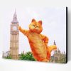 Garfield With Big Ben Paint By Number