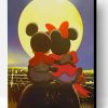 Minnie And Mickey Watching Moon Paint By Number