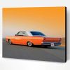 Orange Slammed 66 Ford Galaxie Paint By Number